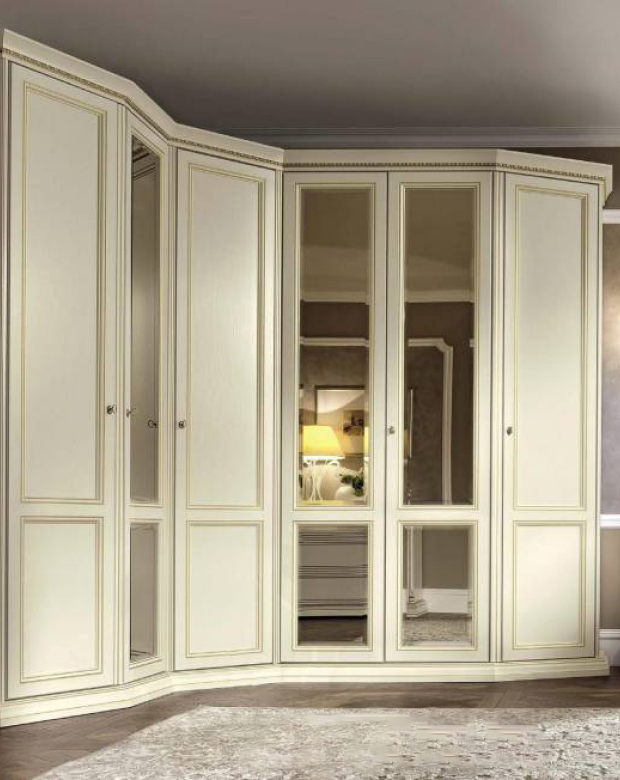 Корпусной шкаф, угловой, классический, K74