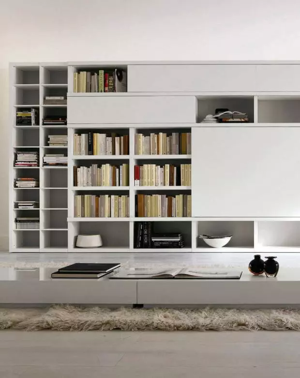 Библиотека, белая, B82