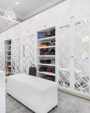 Гардеробная комната «Классика» с зеркалом, G12