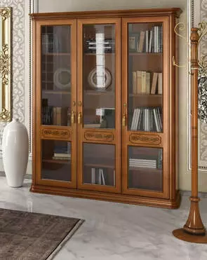 Корпусной шкаф, 3 дверцы со стеклом, K118