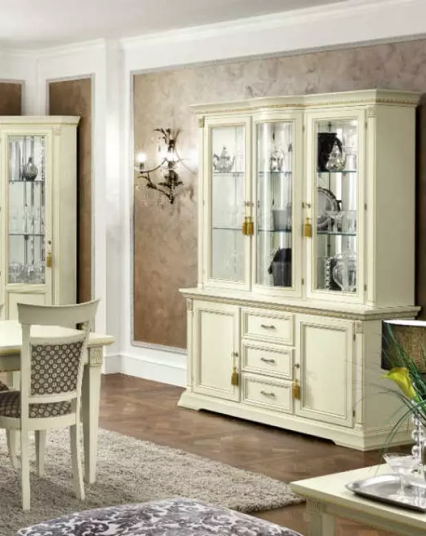 Корпусной шкаф, со стеклом, дверцы, K120
