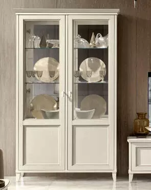 Корпусной шкаф, 2 дверцы, серебристый K122
