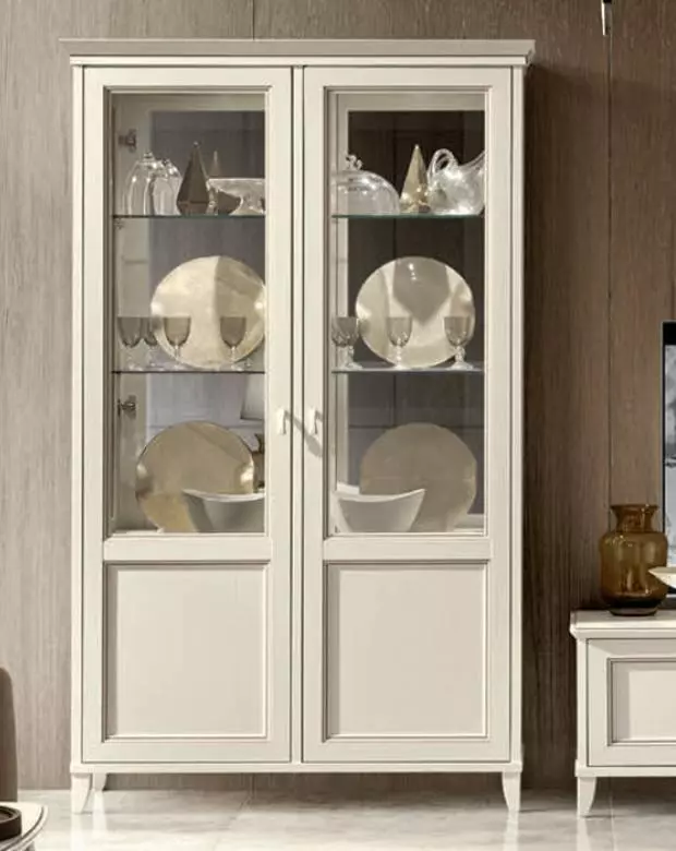 Корпусной шкаф, 2 дверцы, серебристый K122