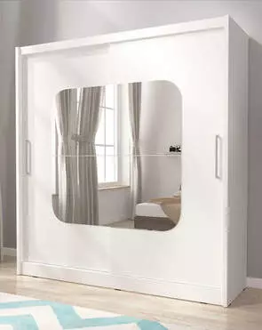 Корпусной шкаф-купе с зеркалом, K58