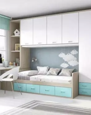 Мебель в детскую, МДФ, для двоих, MD38